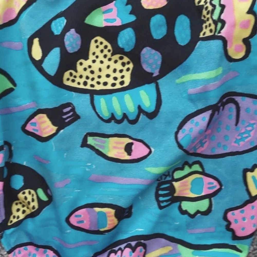 Rare Ken Done swimsuit, tropical fish, size 10 - Picture 3 of 5